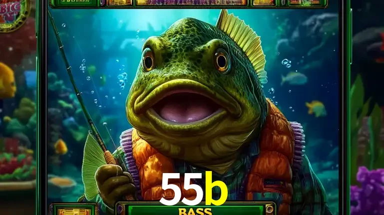 Personagem de peixe pescador do popular jogo de slot com tema de pescaria, uma das emocionantes opções de caça-níqueis para jogar e ganhar no cassino 55b.